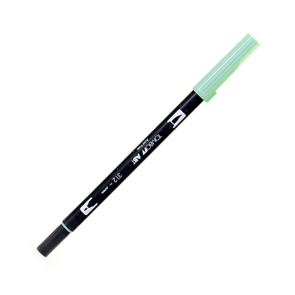 Tombow Dual-Tip Brush Marker Pen – Holly Green